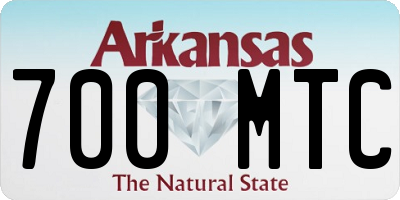 AR license plate 700MTC