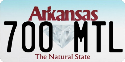 AR license plate 700MTL
