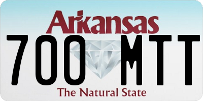 AR license plate 700MTT