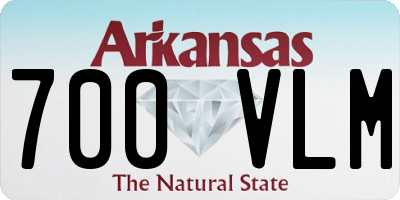 AR license plate 700VLM