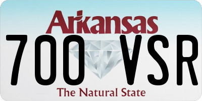 AR license plate 700VSR