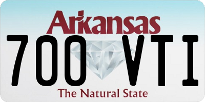 AR license plate 700VTI