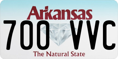 AR license plate 700VVC