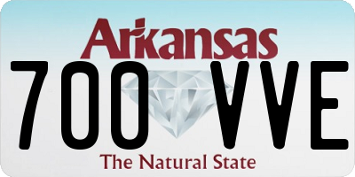 AR license plate 700VVE