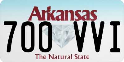 AR license plate 700VVI