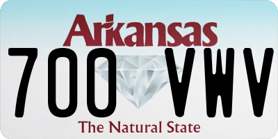 AR license plate 700VWV
