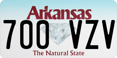 AR license plate 700VZV