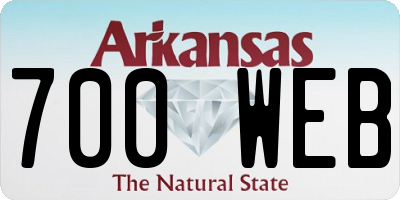 AR license plate 700WEB