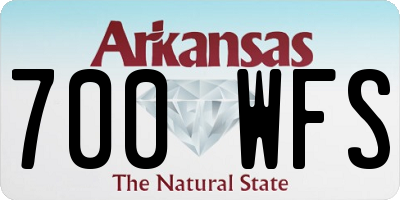AR license plate 700WFS