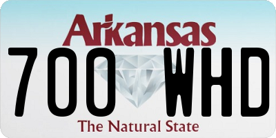 AR license plate 700WHD
