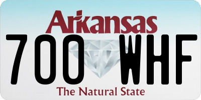 AR license plate 700WHF