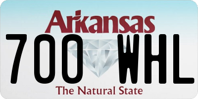 AR license plate 700WHL