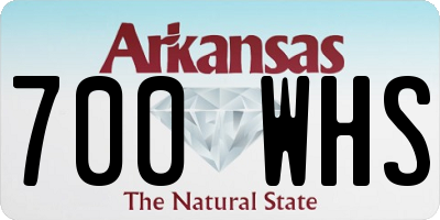 AR license plate 700WHS