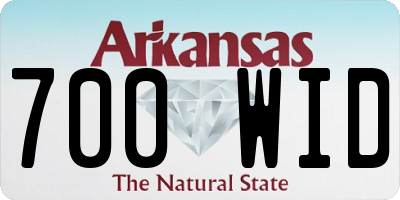 AR license plate 700WID