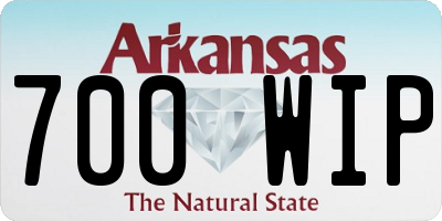 AR license plate 700WIP