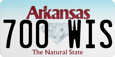 AR license plate 700WIS