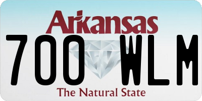 AR license plate 700WLM
