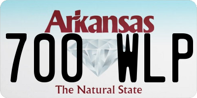 AR license plate 700WLP