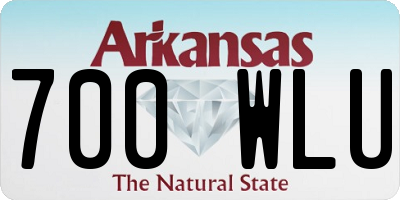 AR license plate 700WLU