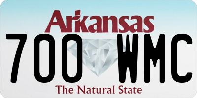 AR license plate 700WMC