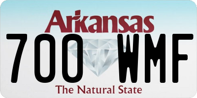 AR license plate 700WMF