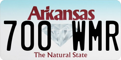 AR license plate 700WMR