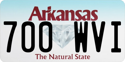 AR license plate 700WVI