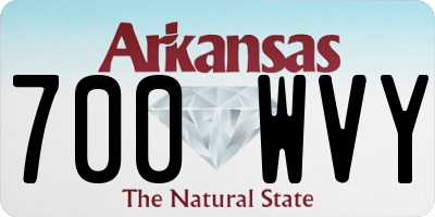 AR license plate 700WVY