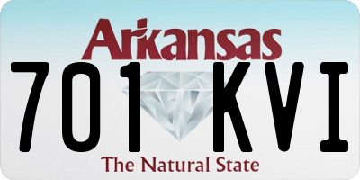 AR license plate 701KVI