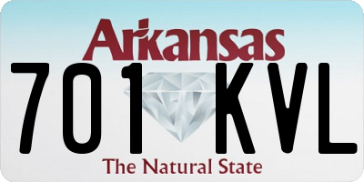 AR license plate 701KVL