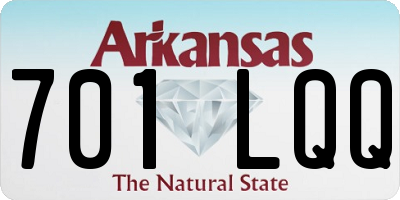 AR license plate 701LQQ