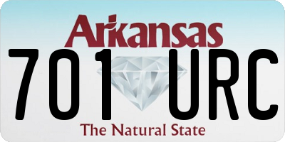 AR license plate 701URC