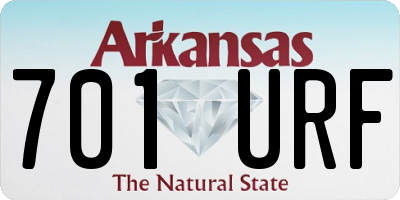 AR license plate 701URF