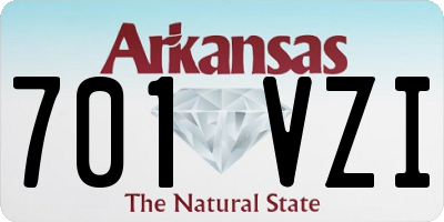 AR license plate 701VZI