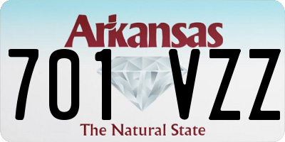AR license plate 701VZZ