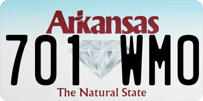 AR license plate 701WMO