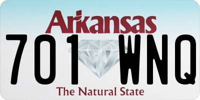 AR license plate 701WNQ