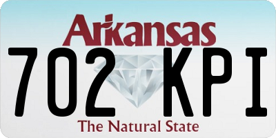 AR license plate 702KPI