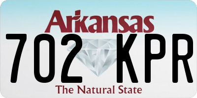 AR license plate 702KPR