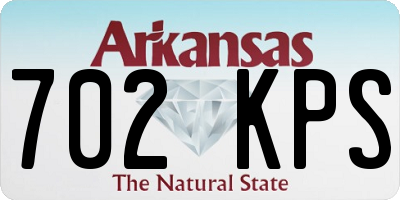 AR license plate 702KPS