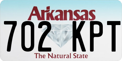 AR license plate 702KPT