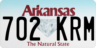 AR license plate 702KRM