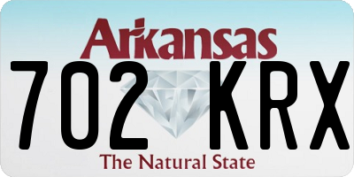 AR license plate 702KRX