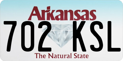 AR license plate 702KSL