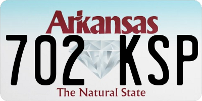 AR license plate 702KSP