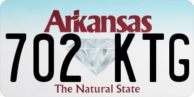 AR license plate 702KTG