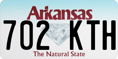 AR license plate 702KTH