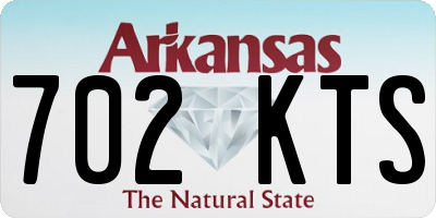 AR license plate 702KTS