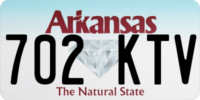 AR license plate 702KTV