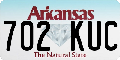 AR license plate 702KUC